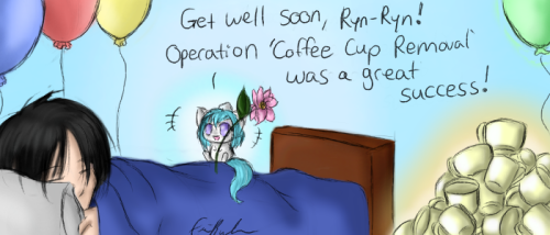 spectralpony:  Now to go find some real estate ads. Looks like I’ll have to build my coffee cup house somewhere else. *nod nod*(~^-^)~  x3