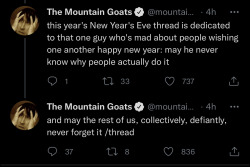 fatherofthebride:john “the mountain goats” darnielle’s 2021 new year’s eve