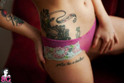 past-her-eyes:  Latoya Suicide   Sweet tattoo,