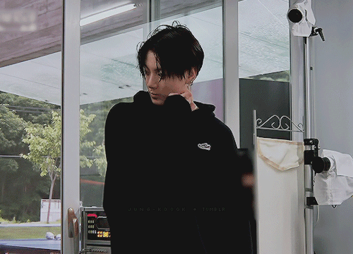 Barefaced Jungkook With Slightly Wet Hair