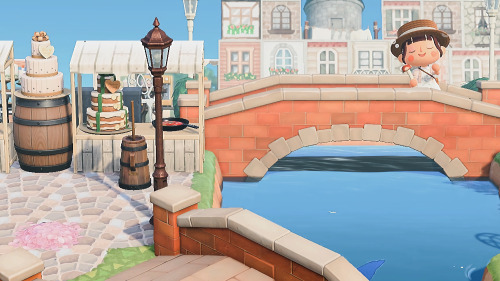 island-musings:cozydew:updated and final version of my riverside cafe / restaurant area! i’ve spent 