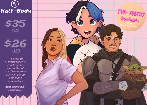 My commissions are open!!use this google form for my terms of service and to start a commission!!any