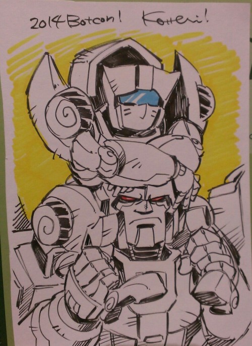 kotteri000:  Botcon2014 finish! Everyone thanks a lot of commission requests I’m having so much fun