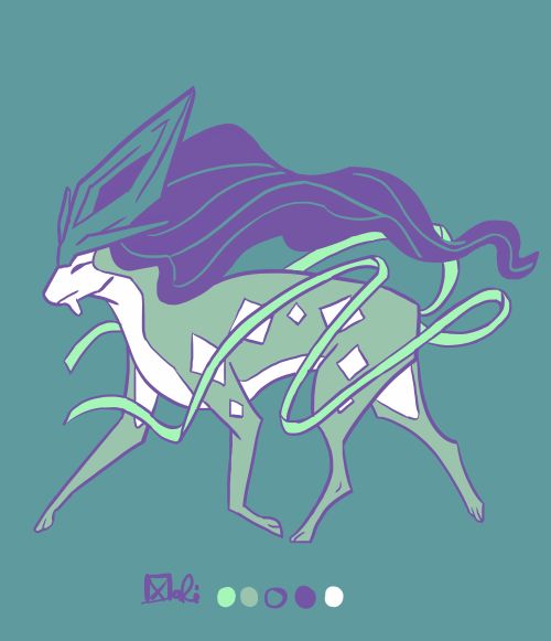 mintsdraws: Suicune in color #13