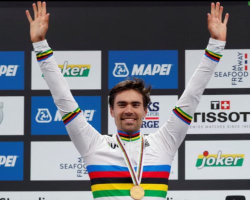 mooiefietsennicebikes: Tom dumoulin. World champion time trial.