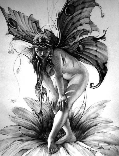 slow-deep-hard:  Arantza Sestayo • Traditional Arts, pencil. Black &amp; white