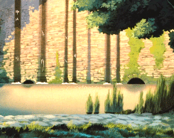 whisper-s-of-the-heart:  The Valley of the Wind/Village Scenery - Nausicaa of the