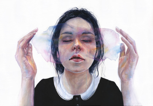 anjoinverso:  1. ( open parenthesis, close parenthesis ) 2. other’s voice 3. another one (inside the shell) 4. intimacy on display Por Silvia Pelissero (agnes-cecile.deviantart.com)