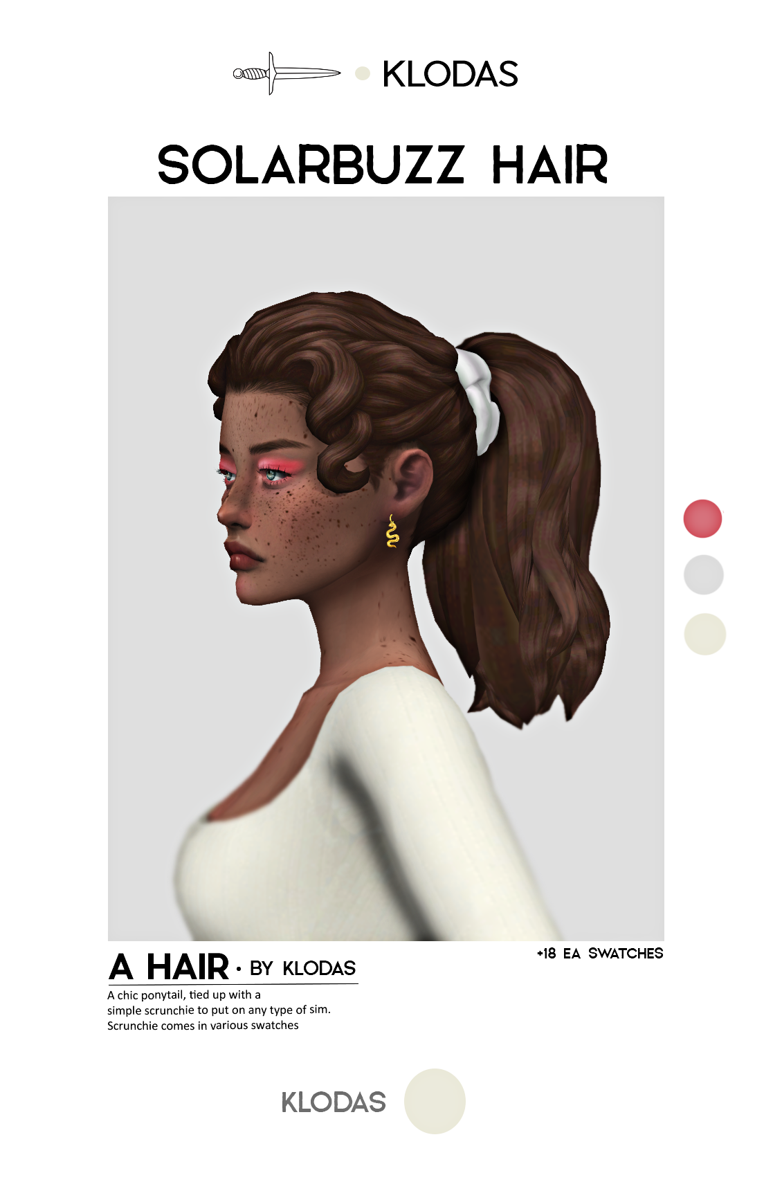 solarbuzz • a hairHey peeps, this hair has been a long time coming hasn’t it, and no this is not another joke lmao. I named this hair after @sunlight-reversal and @turquoiseesims because without them I can promise you, 100% this would not have been...
