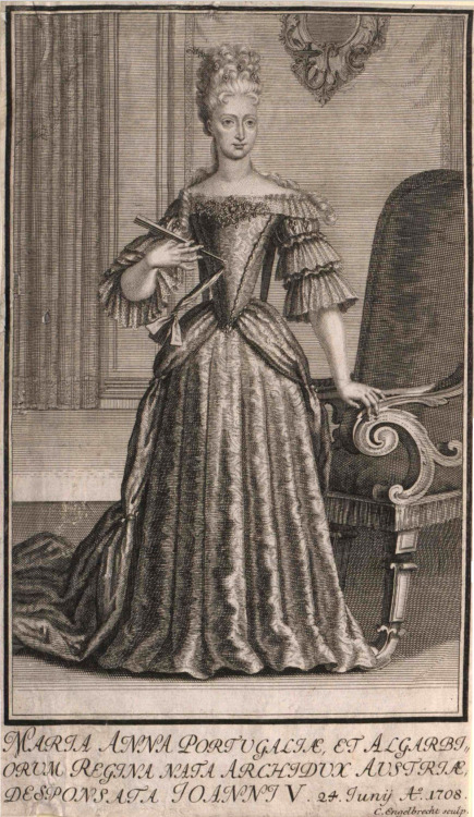Maria Anna of Austria, Archduchess of Austria and Queen consort of Portugal, 1708