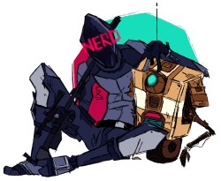 directivethree:  i entitle this; “a cool picture of zer0 if you ignore claptrap”