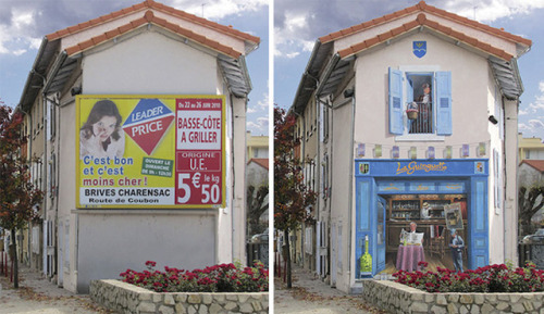 collectedmuse:(via Artist Paints Vibrant, Realistic Frescoes Over Old Building Facades) 