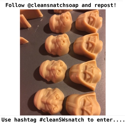 forcegirls: Get on your Instagram, and enter for a change to win these Star Wars soaps!! Deadline is