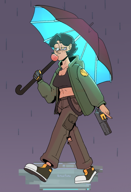 Started Replaying 2077 In Preparation For Phantom Liberty And I Noticed The NPCs Have Cute Glowy Umbrellas