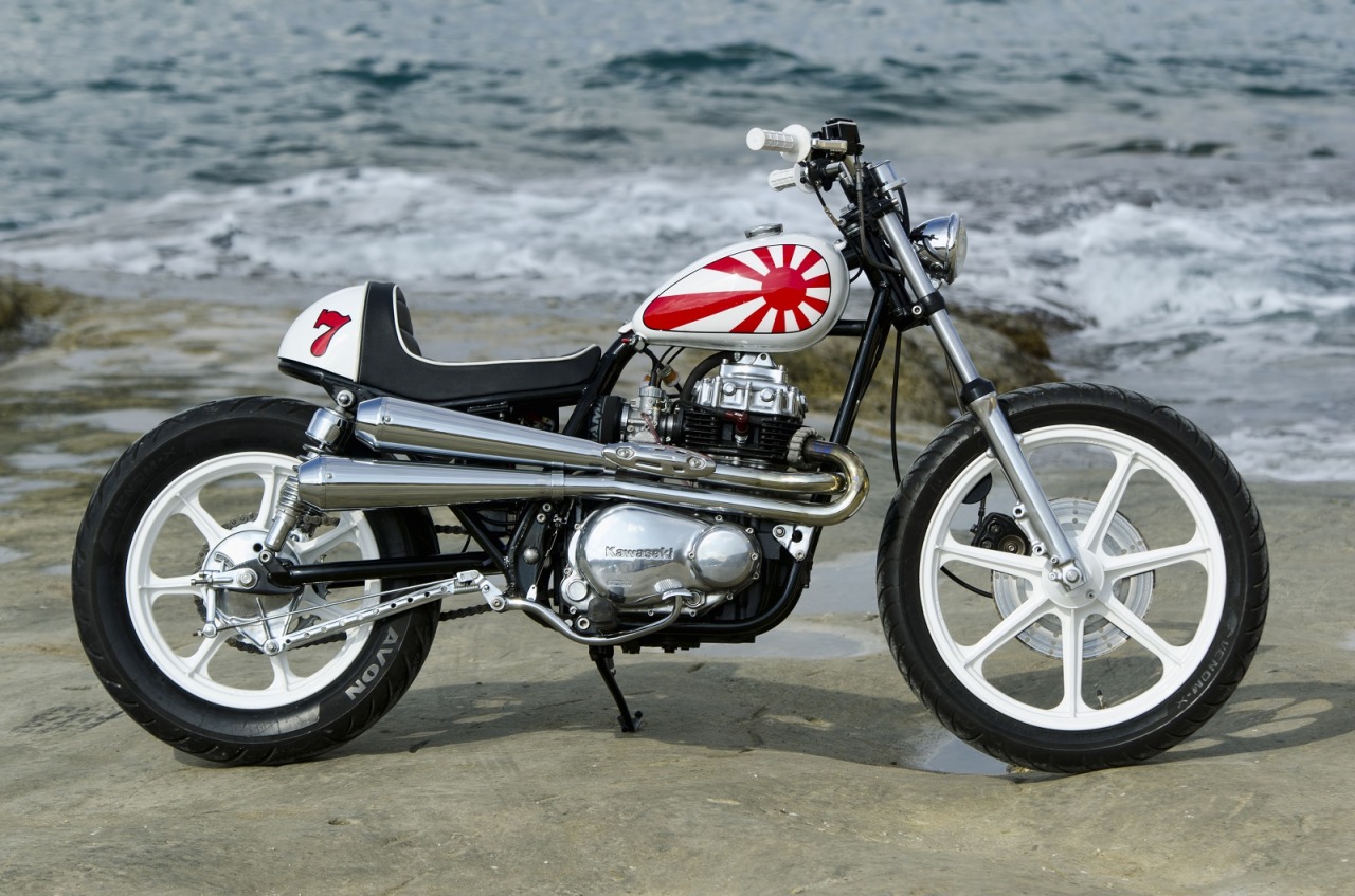 caferacerpasion:  Kawasaki KZ440 Street Tracker by Choppershack for Princess Sandi