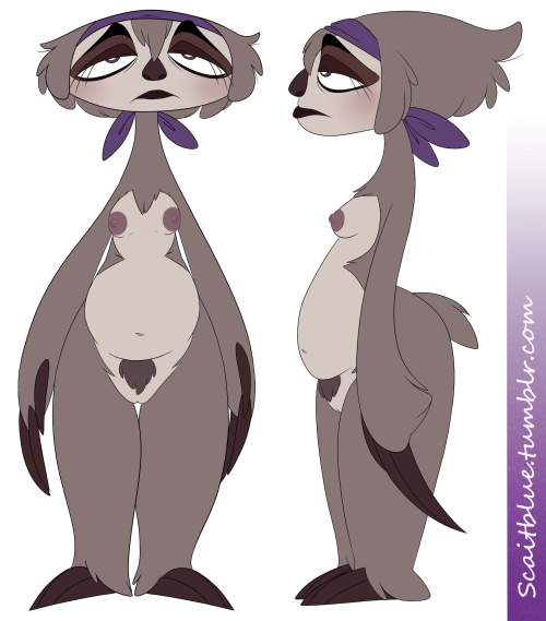 scaitblue-nsfw:    new character <3 her name is sylvia .but just call ver sylv , she is a sloth , I may draw more of  her in the future …she will be koko´s friend     sexy cutie~ < |D’‘‘‘