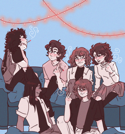 diamancris:part of my drawtober from last year ❤️‍🔥
