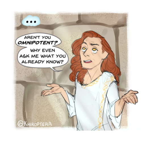 khiroptera: angel!crowley doesn’t see a point to this little interrogationi’ve been havi