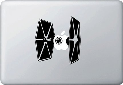 Tie Fighter Macbook Decal (amzn.to/1T8lY1c)