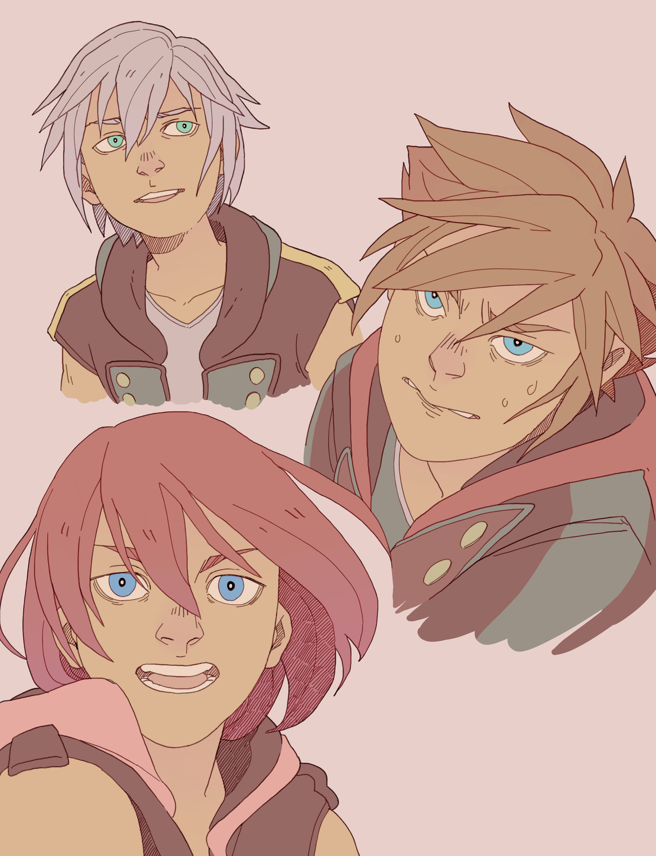 sekajiku:  doodles. i can’t decide whether i like this pen or not :/// it’s taking