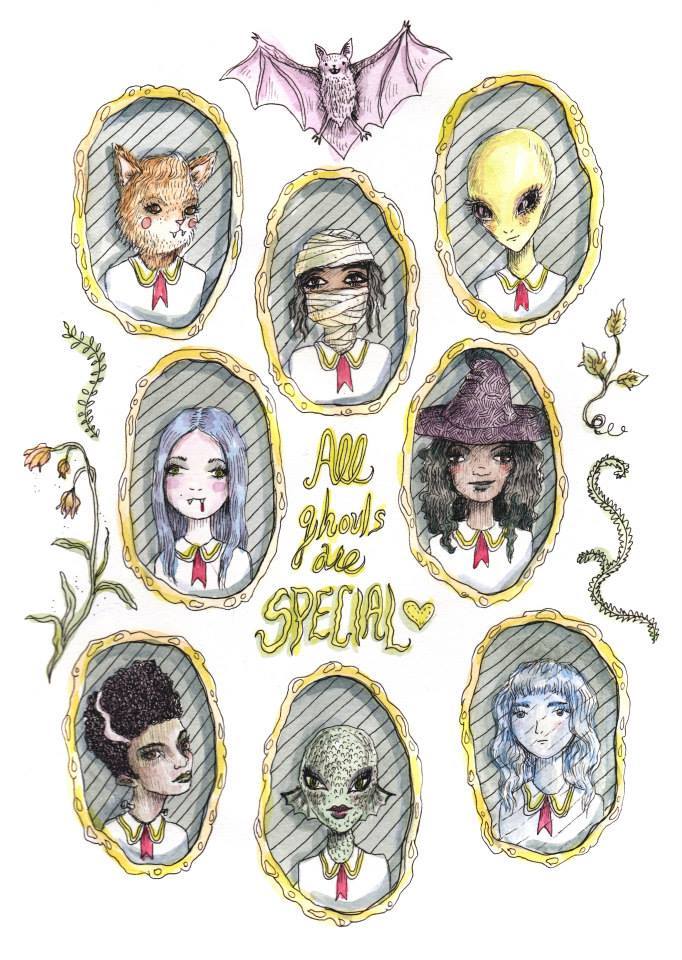 brettmanningart:  All Ghouls Are Special  