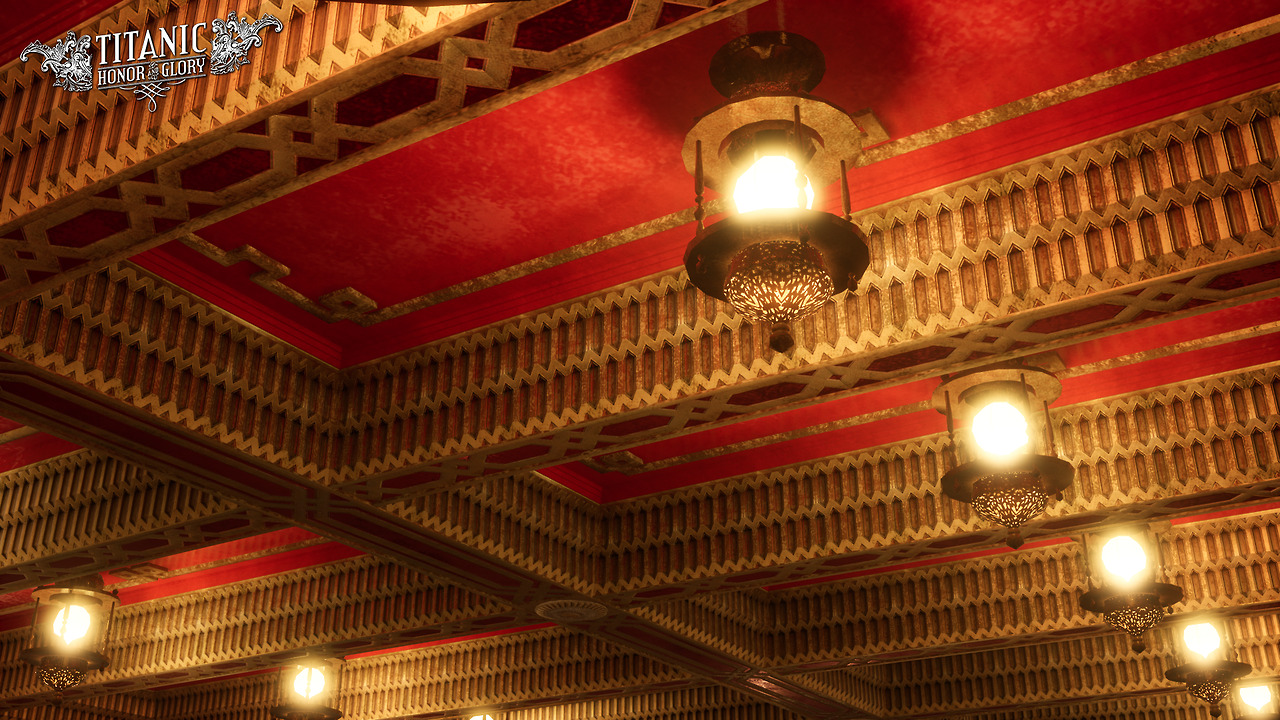 magnificenttitanic:    Titanic: Honor and Glory - Demo 3 - Light Fixtures Titanic