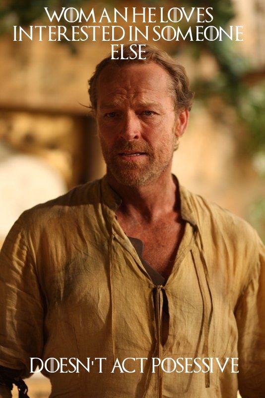 gallifrey-feels:  imakemywings:  Because Jorah Mormont is 243435% more mature than