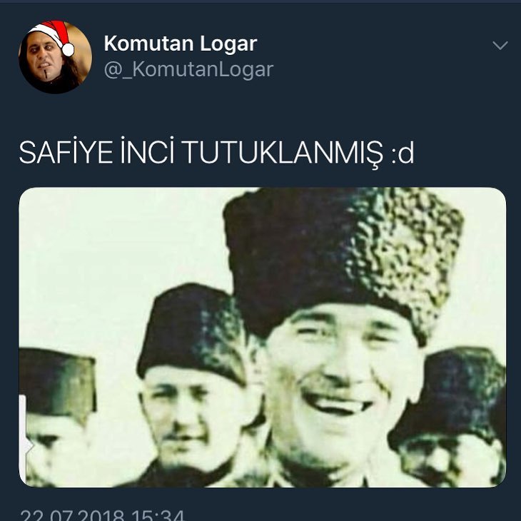 Safiye inci tutuklanmış.