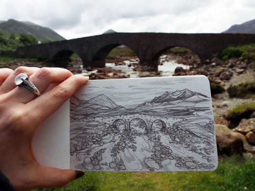  Roadtrip in SCOTLAND- Travel sketches :1. Glencoe - stunning location which has been featured hea