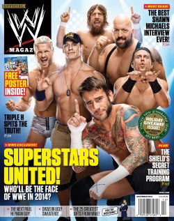 cmpunkarmy:  WWE December 2013 Magazine.