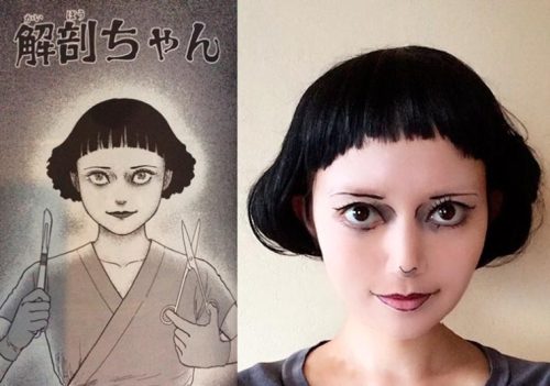 art-tension: When a cosplayer recreates the horrible manga from Junji Ito Japanese cosplayer Ikura i