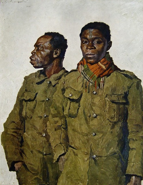 art-and-things-of-beauty:Portraits of soldiers first world war by Thomas Baumgartner (1892-1962)