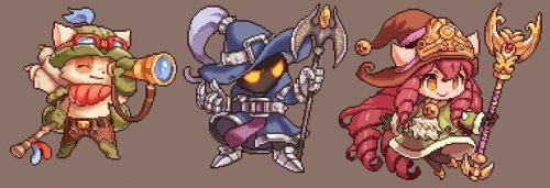 oldteemo:  Pixel Yordles Source