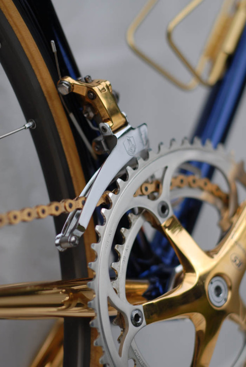 bikeplanet:  ICS-Italy Cicli Systems Exclusive Bike Gold Plated Campagnolo Recordby Velo Aficionado