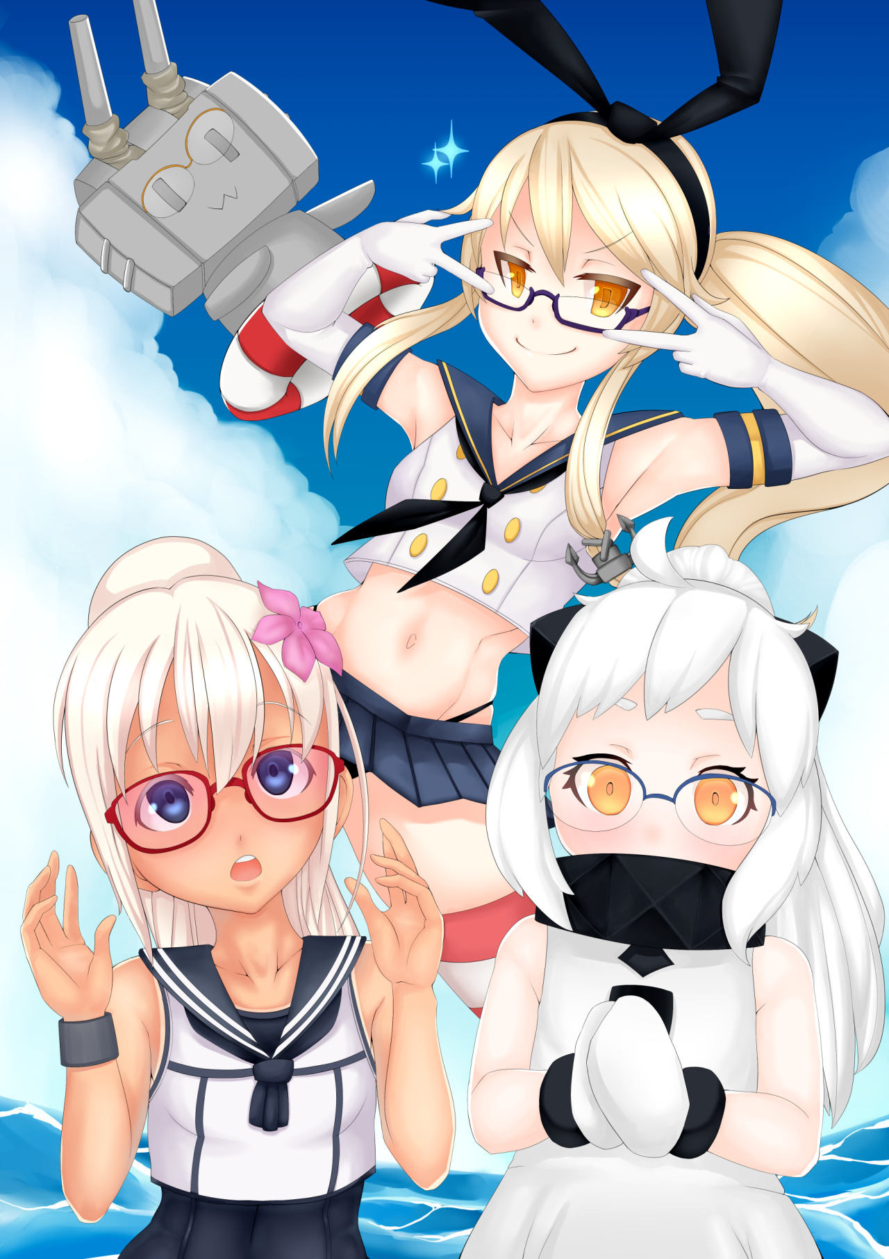 raakiledraws:  My entry in the Kancolle artbook we did for C89.
