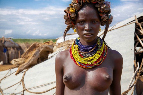 Porn Ethiopian Dassanech woman, by Miro May. photos