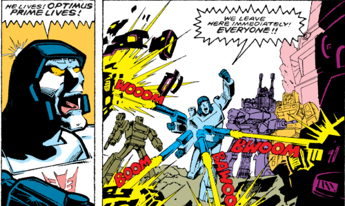 Megatron Panels From Marvel Issues #24 And #25 That Make Me Wheeze