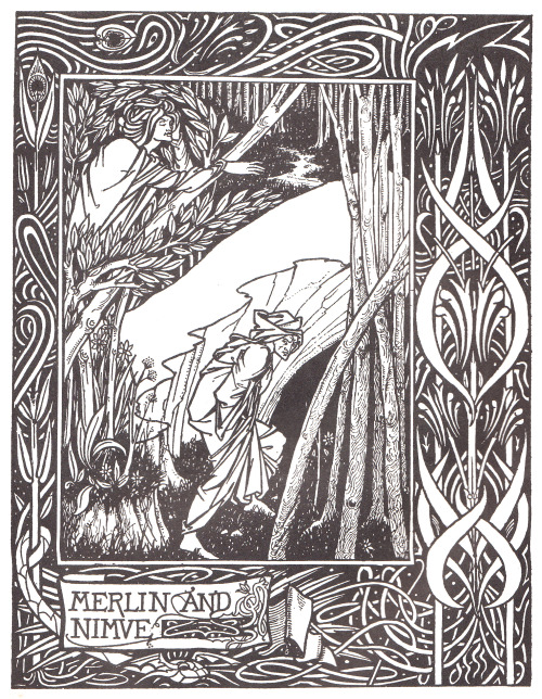 adelphe:Illustration by Aubrey Beardsley in Le Morte D'Arthur by Thomas Malory, 1893-1894The Collect