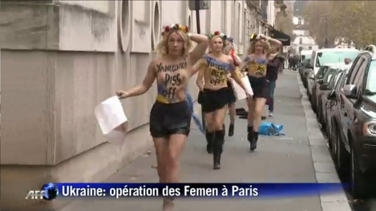 What do we make of this? Femen equate every form of sexwork with slavery and fascism,