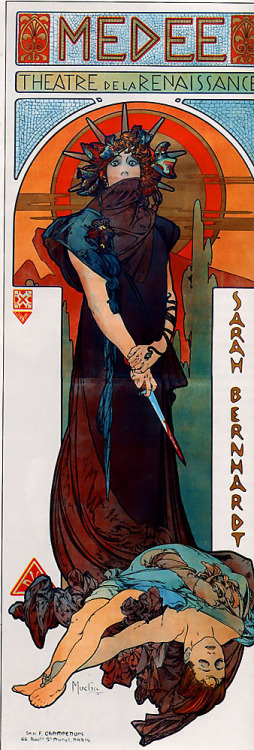 v-ersacrum:Alfons Mucha’s theatre posters