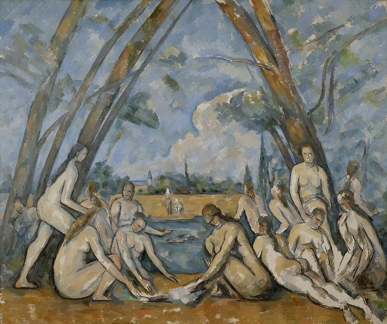 philamuseum: “The Large Bathers,” 1900-1906, Paul Cézanne