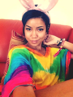 :  Happy Easter/420 from Jhené, you guys!