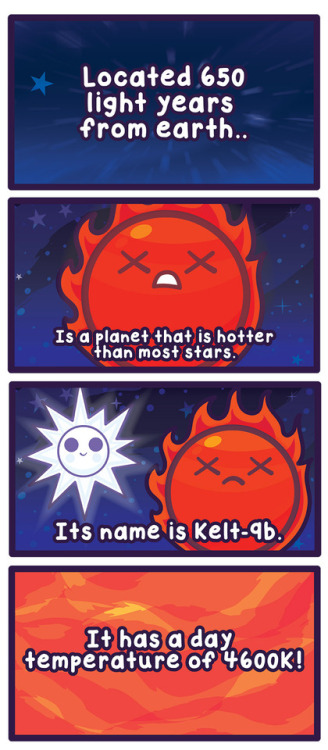 cosmicfunnies: Better late than never!Here’s a comic on the hottest exoplanet in existence!htt