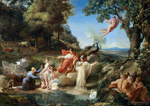 greekromangods: The Judgement of Paris1812Guillaume Guillon Lethière (1760–1832)Oil on canvas** Visi