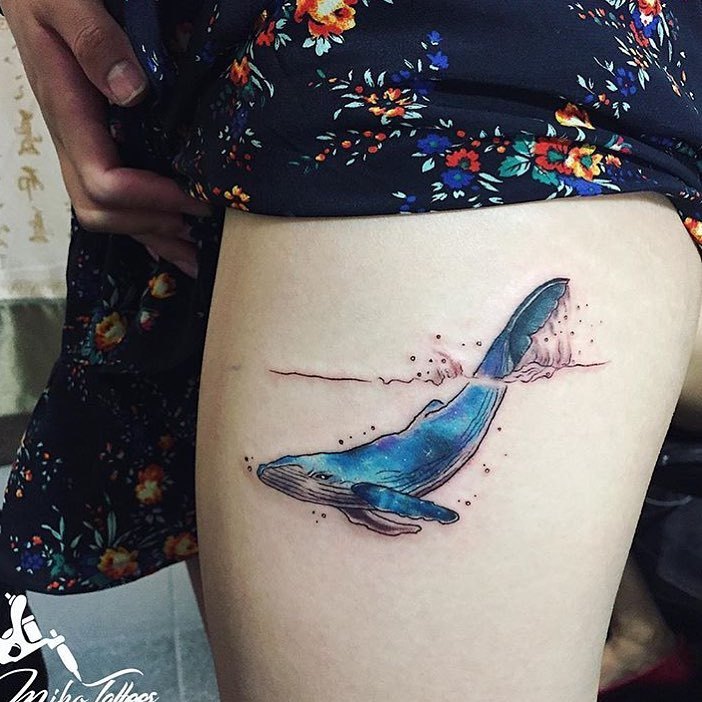 100 Blue Whale Tattoo Design png  jpg 2023