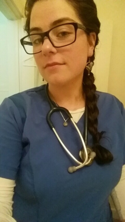 hornyflwife:  Nurse Jayne with her strap on! Enjoy my fans!