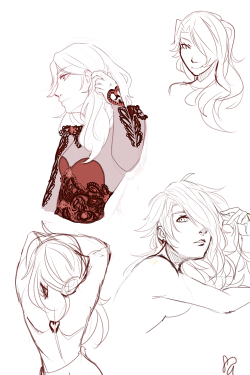 silenticha:  Cinder sketches~