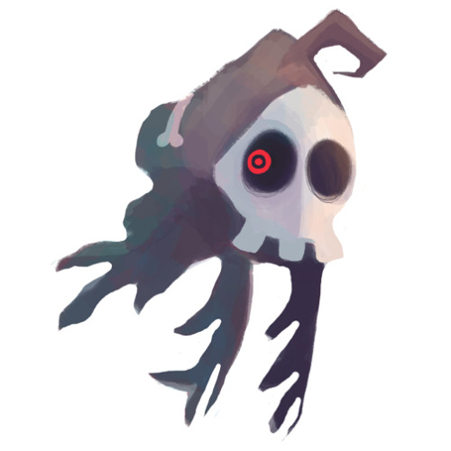 ribbitdoodle:random pokemon generator told me to draw a duskull so I did :v