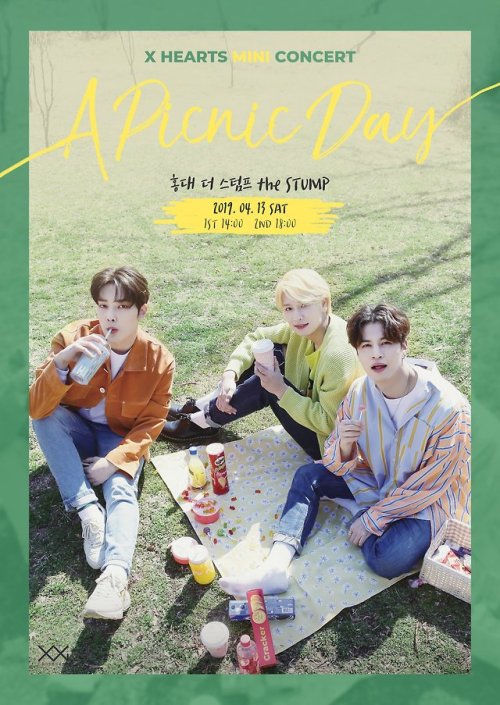 @CROSS_GENE: #크로스하츠 &lt;A Picnic Day&gt;2019년 4월 13일 (토)1부 14:00 / 2부 18:00  자세한 내용 ☞ h