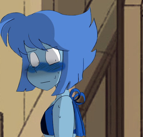 zombiesan87:  Art by: @drawbauchery  I paint the first part of lapis in heat in